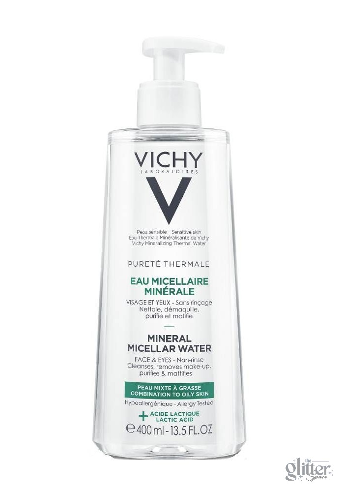 NƯỚC TẨY TRANG VICHY GIÀU KHOÁNG DÀNH CHO DA HỖN HỢP, DẦU 