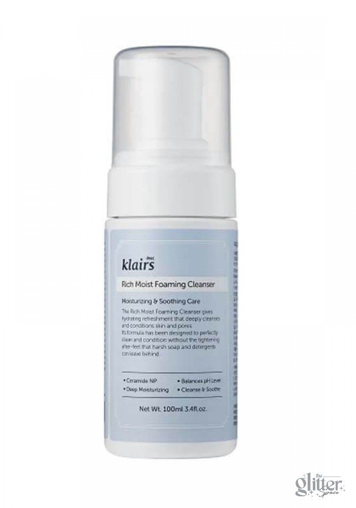 SỮA RỬA MẶT TẠO BỌT KLAIRS RICH MOIST FOAMING CLEANSER