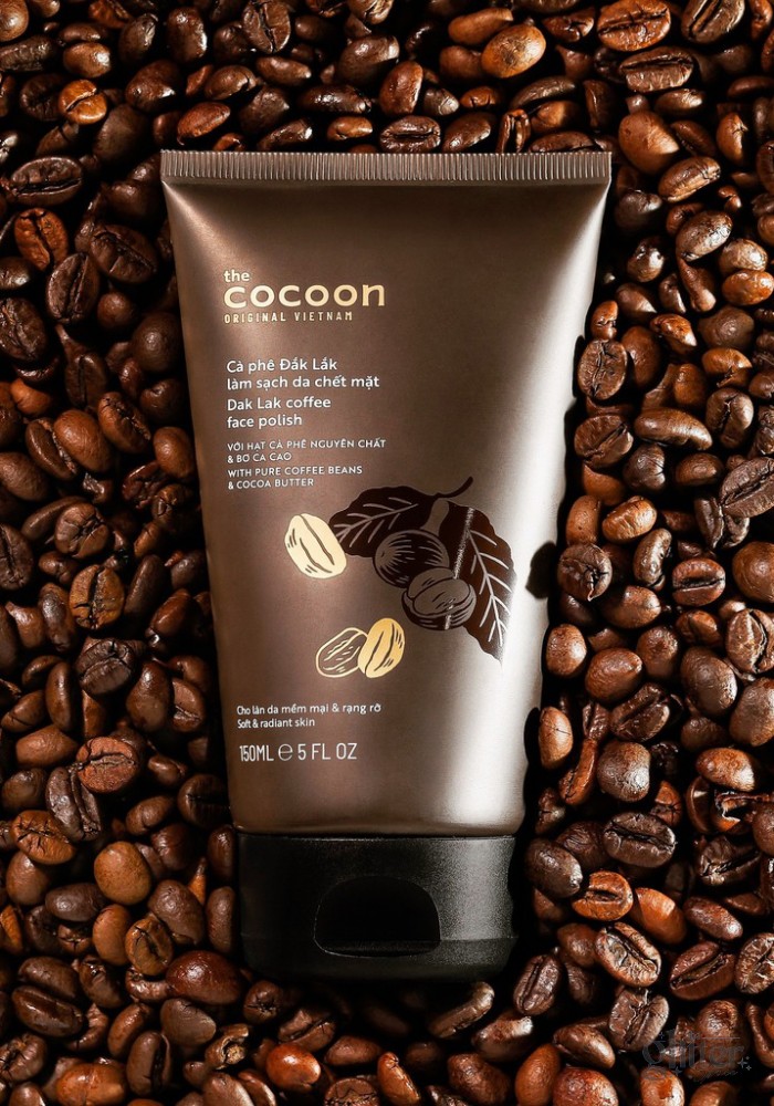 TẨY DA CHẾT MẶT CÀ PHÊ ĐẮK LẮK COCOON