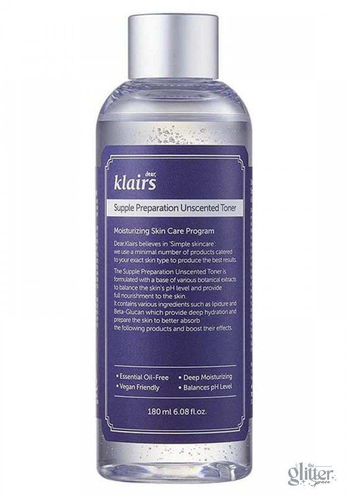 NƯỚC HOA HỒNG KHÔNG MÙI KLAIRS SUPPLE PREPARATION UNSCENTED TONER