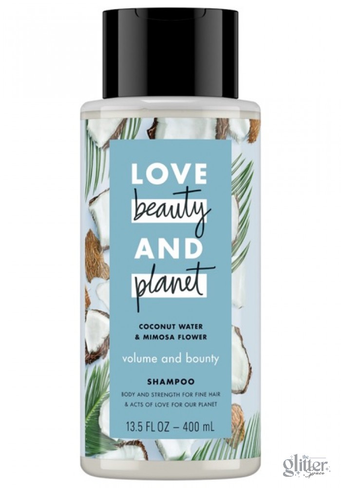 DẦU GỘI LOVE BEAUTY AND PLANET VOLUME & BOUNTY DƯỠNG ẨM VÀ GIÚP TÓC BỒNG BỀNH