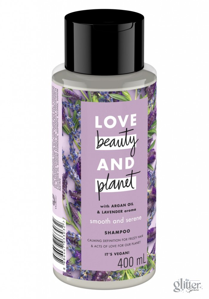 DẦU GỘI LOVE BEAUTY AND PLANET ARGAN OIL AND LAVENDAR NUÔI DƯỠNG MÁI TÓC