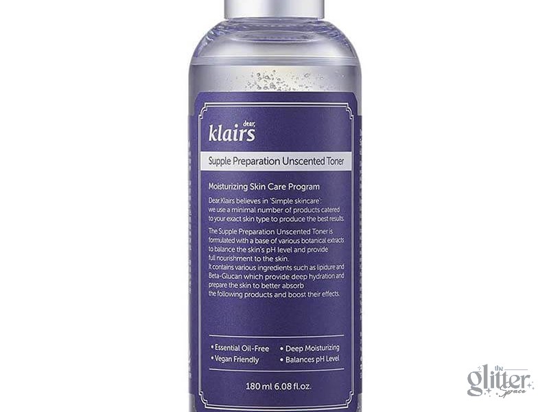 NƯỚC HOA HỒNG KHÔNG MÙI KLAIRS SUPPLE PREPARATION UNSCENTED TONER
