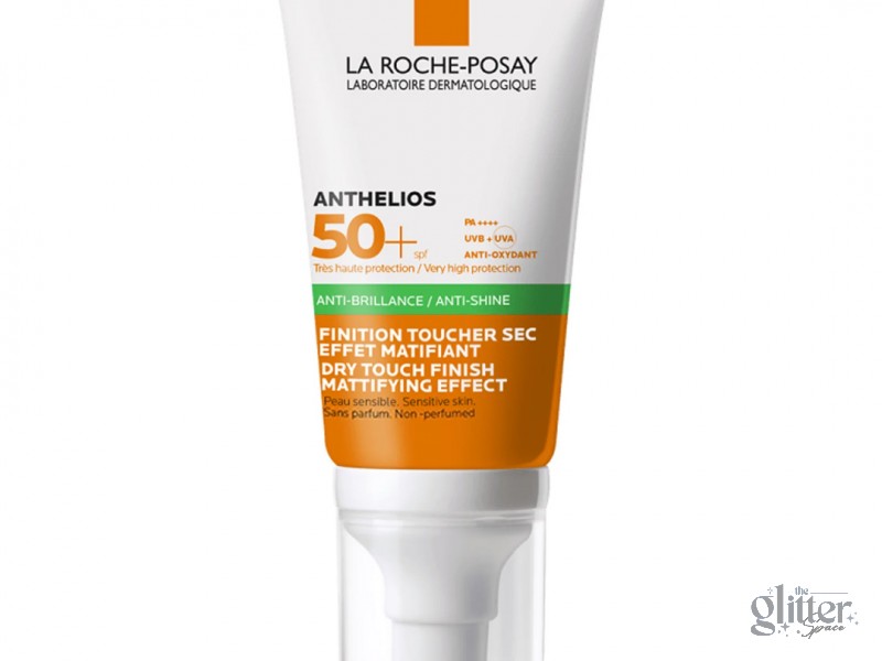 KEM CHỐNG NẮNG LA ROCHE-POSAY ANTHELIOS ANTI-SHINE GEL-CREAM DRY TOUCH FINISH MATTIFYING EFFECT SPF 50+ PA++++ 50ml (KHÔNG MÙI)